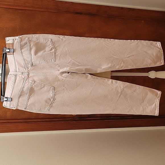 Madewell | The MomJean Overdyed Edition High Rise Bleached Out Cropped Jeans 29 - Picture 5 of 12